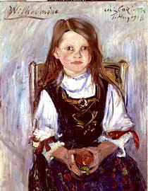 Lovis Corinth Wilhelmine im Trachtenkleid